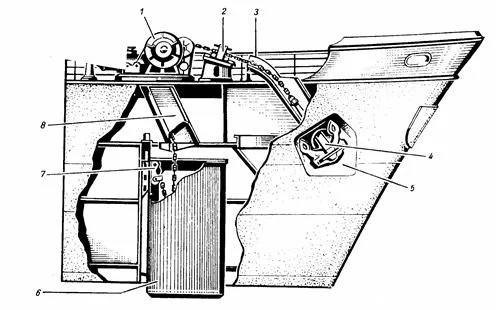Якорно-швартовное устройство