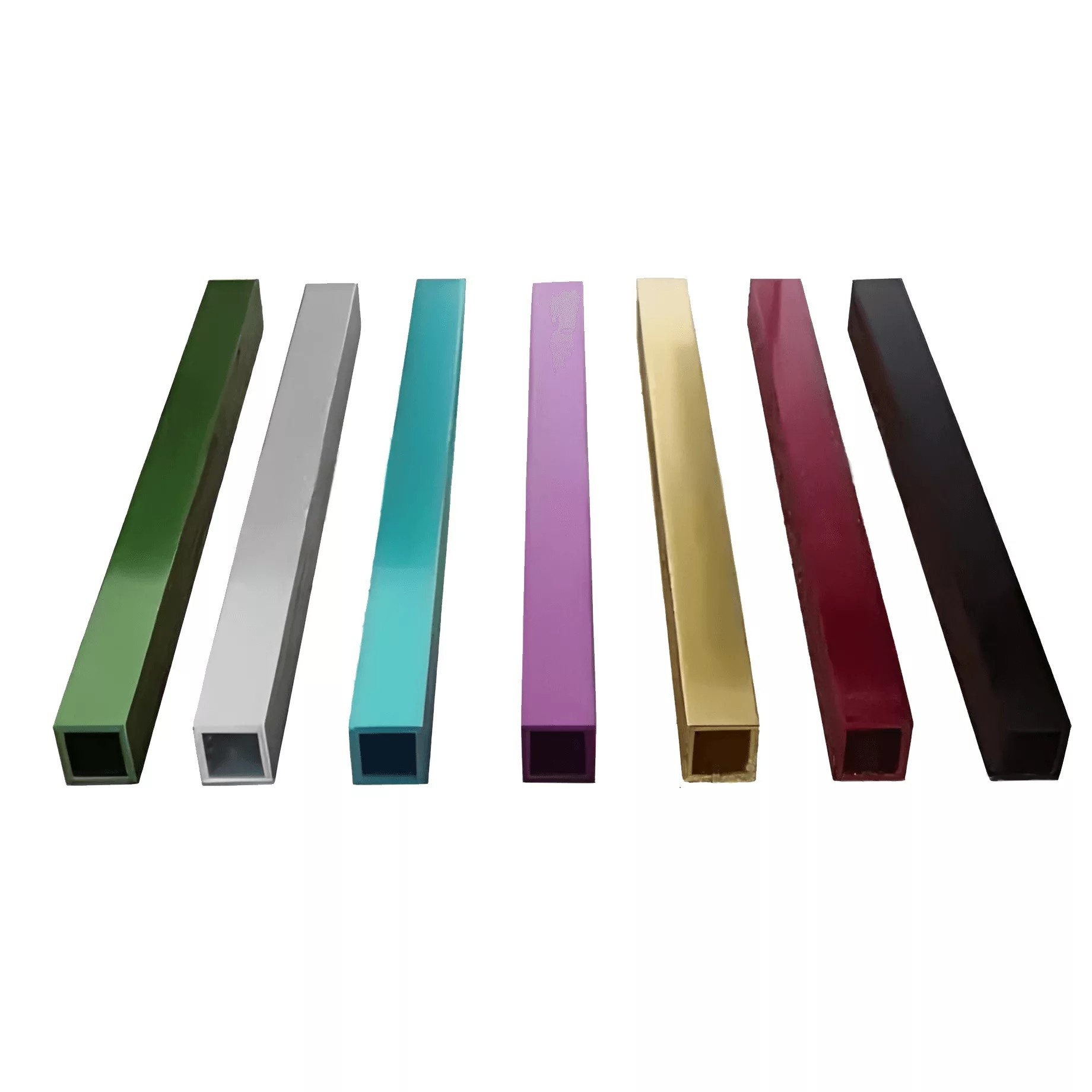 Труба анодированная алюминиевая квадратная